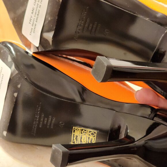 ANCUTA SARCA aqua slingback heels Sz 40 Never worn - Picture 7 of 9